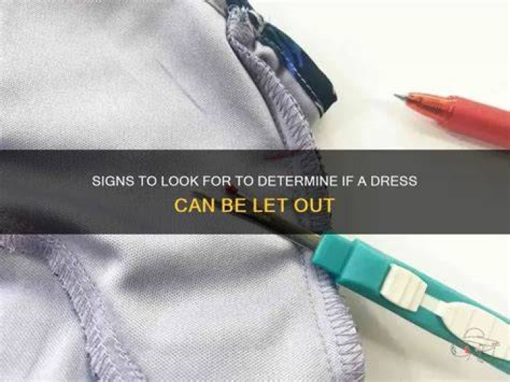 Can a dress be let out?