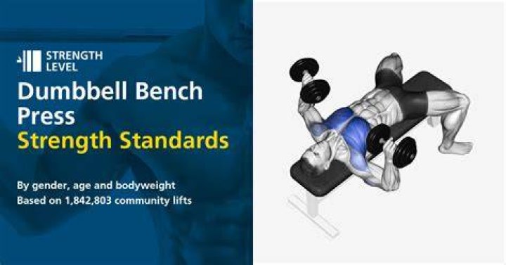 How much weight should I dumbbell bench press?