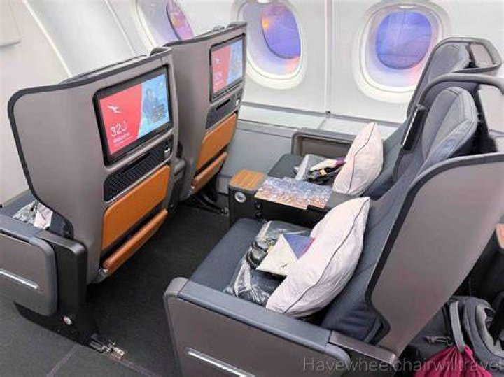 What is Qantas premium economy seating?